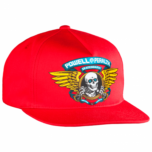 Powell Peralta Winged Ripper Cap - Red