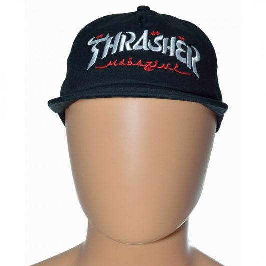 Thrasher Calligraphy Cap Black