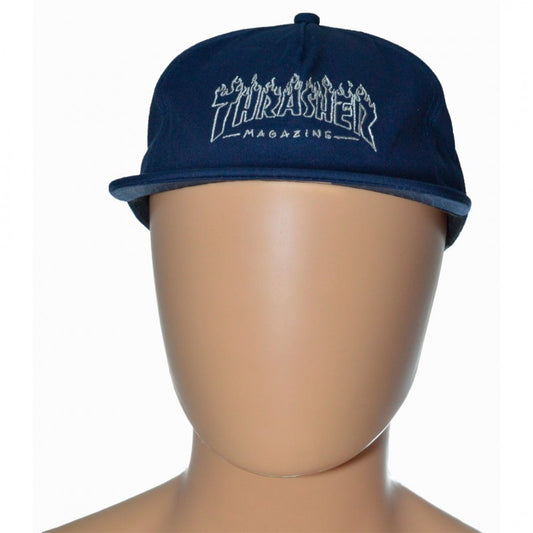 Dark Blue Thrasher Drunk Witch Cap