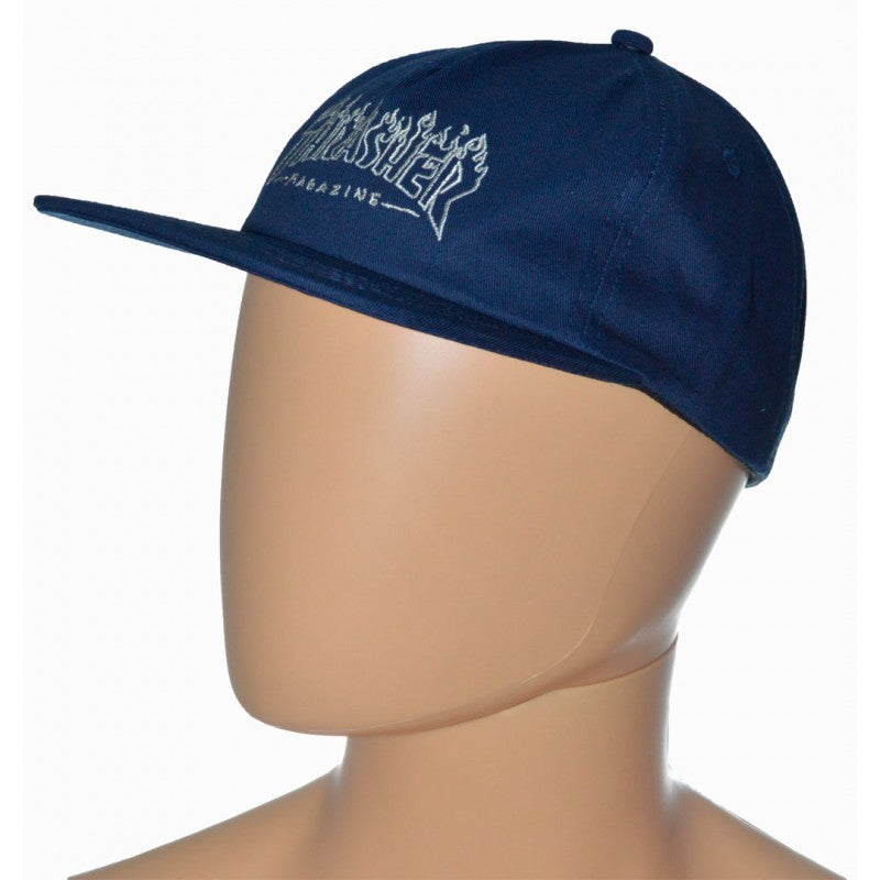 Dark Blue Thrasher Drunk Witch Cap