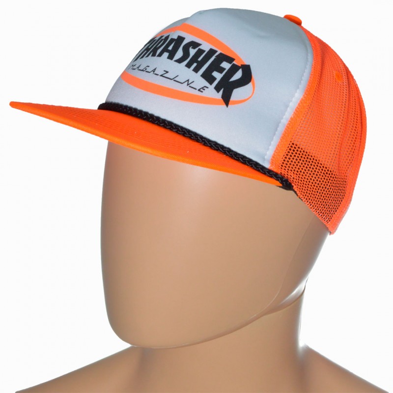 Thrasher Ellipse Mag Logo Rope Cap - Orange