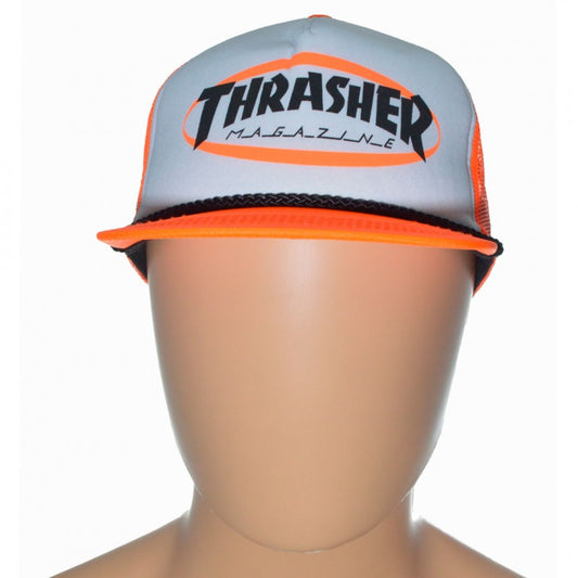 Thrasher Ellipse Mag Logo Rope Cap - Orange