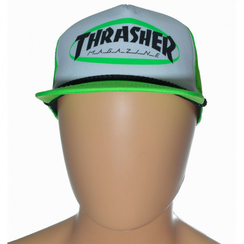 Thrasher Ellipse Mag Logo Rope Cap - Green