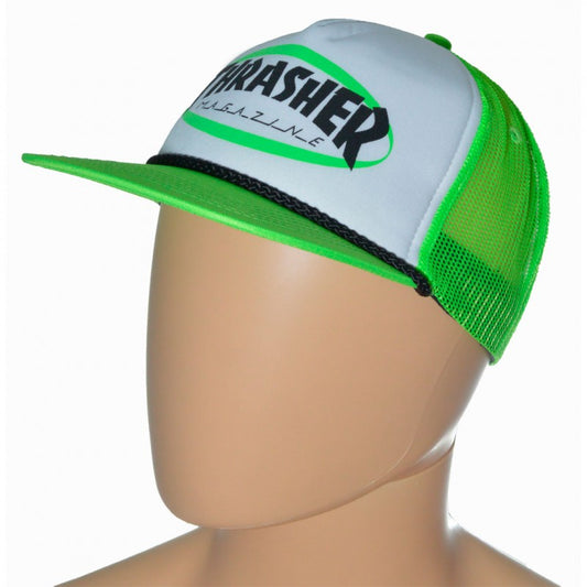 Thrasher Ellipse Mag Logo Rope Cap - Green