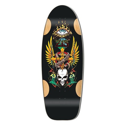 Bulldog Z 13 Formica Limited Edition Old School Black Skateboard Deck 11.875"