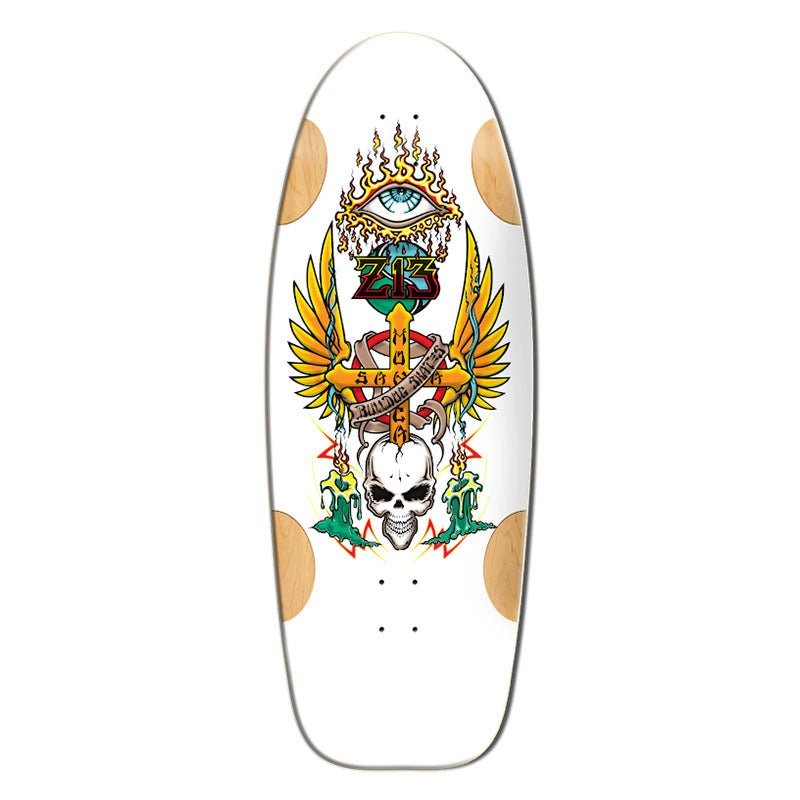 Bulldog Z 13 Formica Limited Edition Old School White Skateboard Deck 11.875"