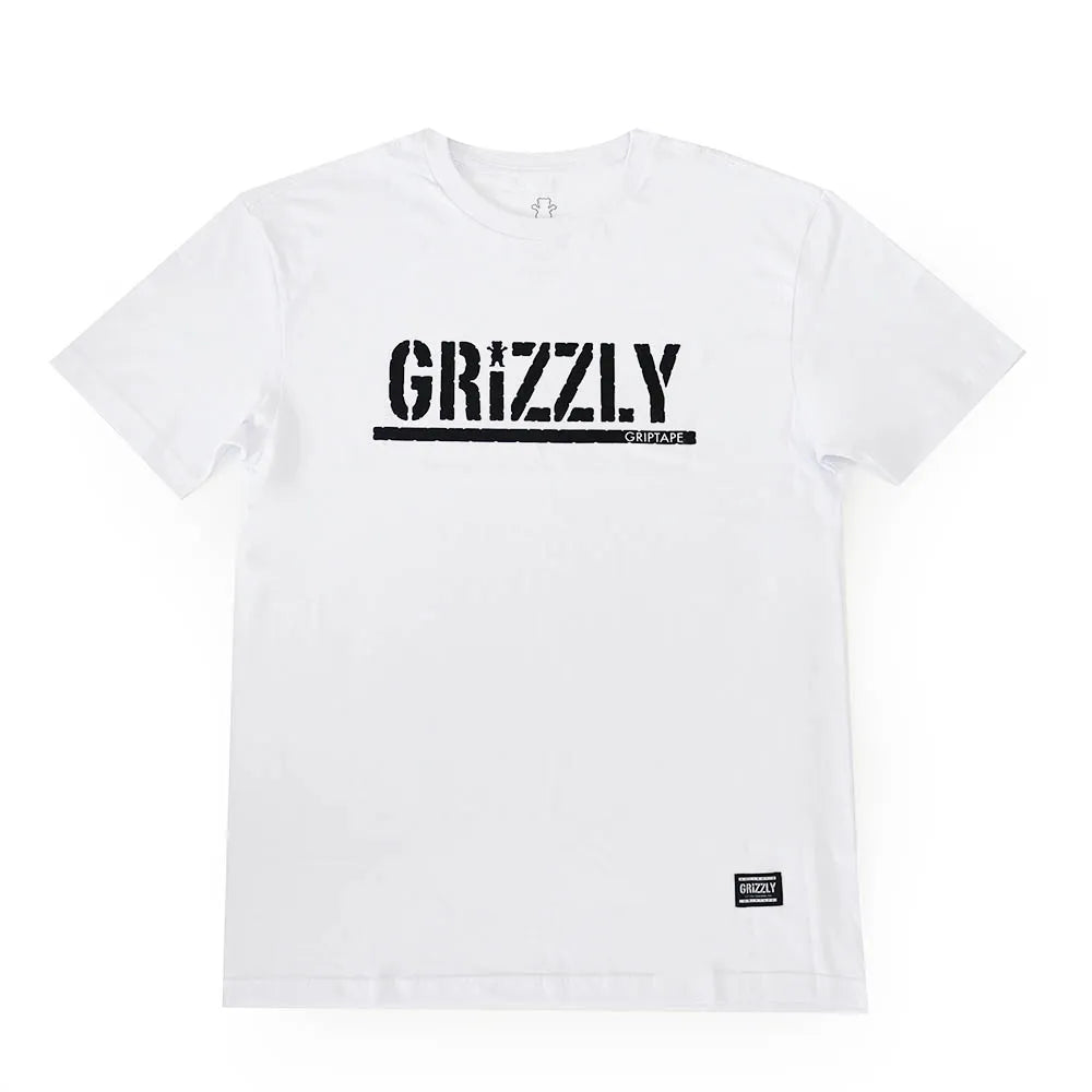 T-Shirt Grizzly Stamp Branco