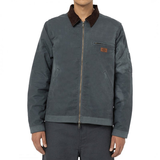 Dickies Waxed Canvas Eisenhower Charcoal Grey Jacket