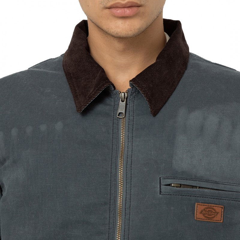 Dickies Waxed Canvas Eisenhower Charcoal Grey Jacket – NO23 Skateboards