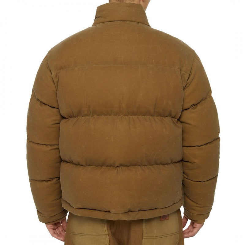 Casaco Dickies Lucas Waxed Puffer Castanho