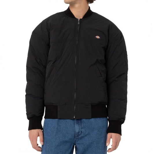 Casaco Dickies Overbrook Bomber Preto