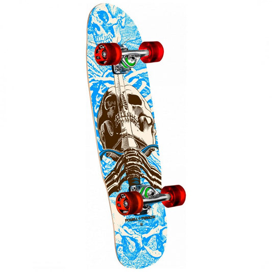 Skate Completo Powell Peralta Mini Skull & Sword Blue Cruiser 30"