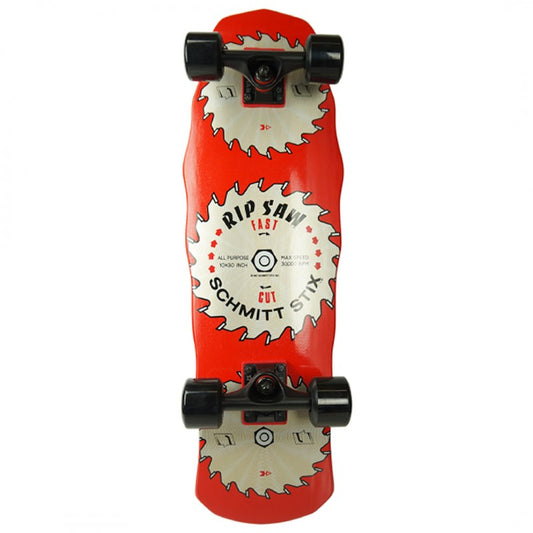 Schmitt Stix Ripsaw Mini Red Complete Cruiser 28.4"