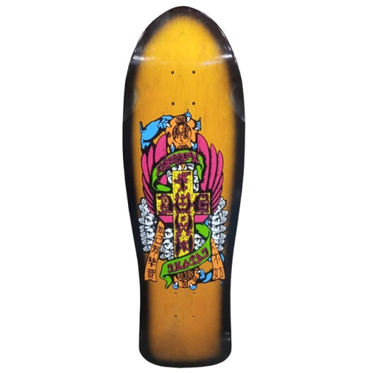 Dogtown Eric Dressen Hands Reissue Orange Skateboard Deck 10.125"