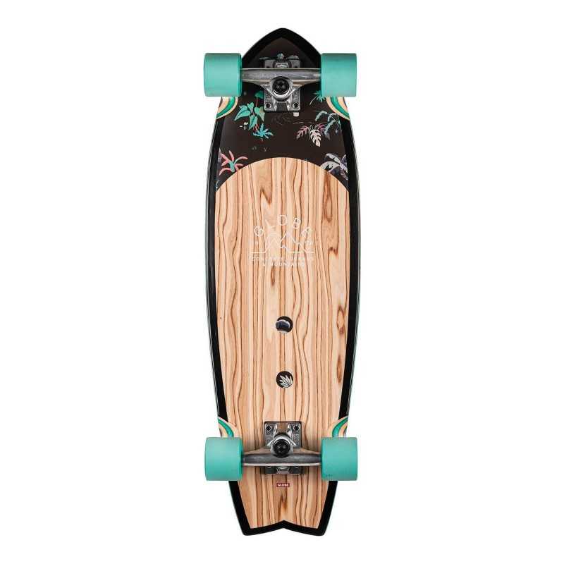 Globe Sun City Olivewood/Neon Jungle Cruiser Skateboard Complete 30"