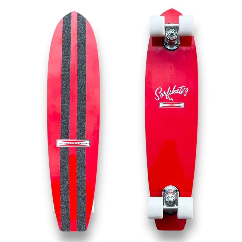 Gordon and Smith Modified 60's Cherry Red Complete Surfskate 25"