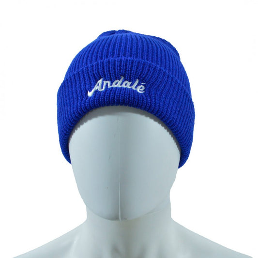 Andalé Embroidered Logo Beanie - Royal