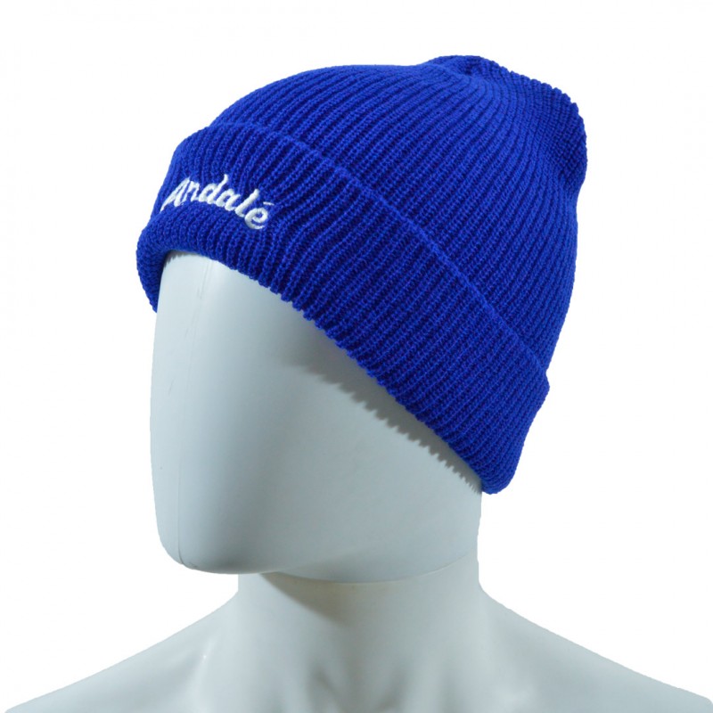 Andalé Embroidered Logo Beanie - Royal