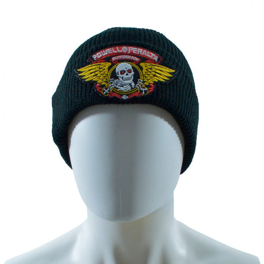 Powell Peralta Winged Ripper Black Beanie