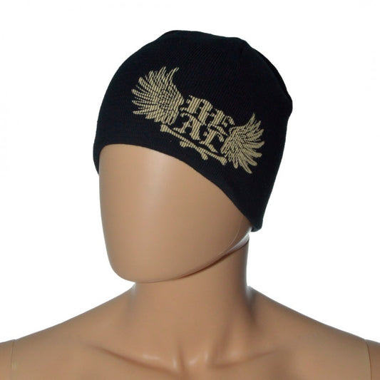 Real Roll Forever Reversible Beanie - Black