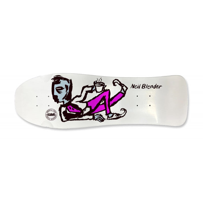 Gordon & Smith Neil Blender Coffee Break Reissue Skateboard Deck 9,75"