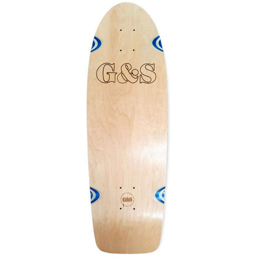 G&S Proline 500 With Diecut Natural/Blue Skateboard Deck 10"