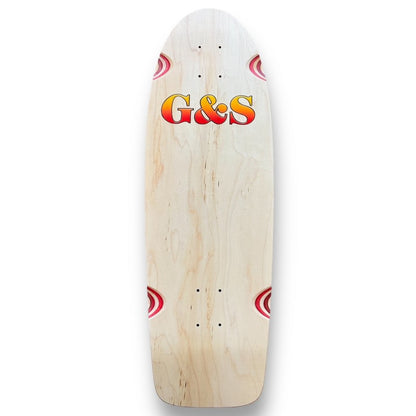 G&S Proline 500 With Diecut Natural/Sunrise Skateboard Deck 10"