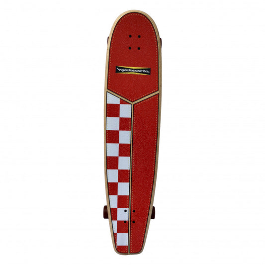 Huntington Hop Carving Red Checkers Complete Surfskate 45" Hamboards