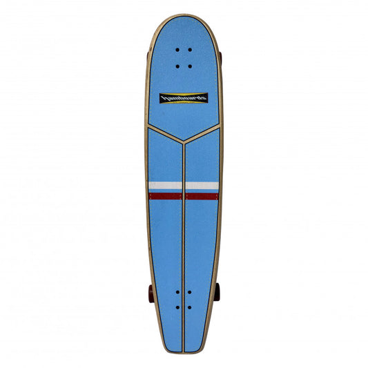 Huntington Hop Carving Light Blue Complete Surfskate 45" Hamboards