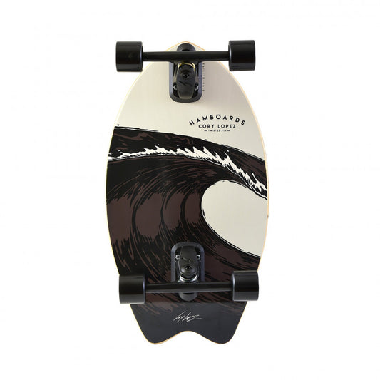 Hamboards Cory Lopez Twisted Fin Complete Surfskate 26"