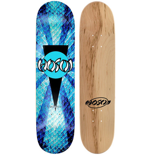 Hosoi Snakeskin Blue Popsicle Skateboard Deck 8.0"