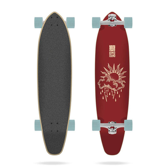 Long Island Lead Kicktail Complete Longboard 37.8″ 