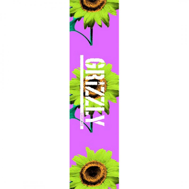 Grizzly Bloom Stamp Purple Griptape 9"