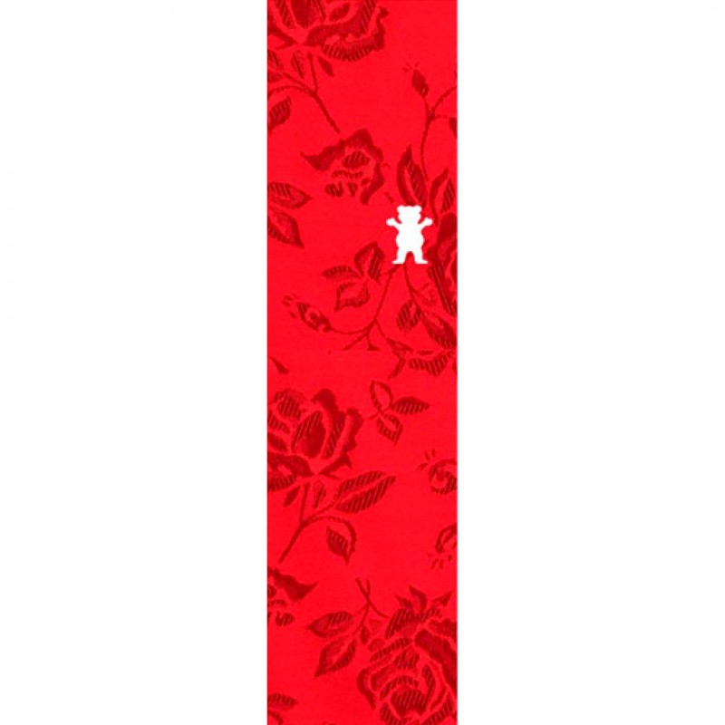 Grizzly Rose Thread OG Bear Red Griptape 9"