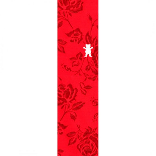 Grizzly Rose Thread OG Bear Red Griptape 9"