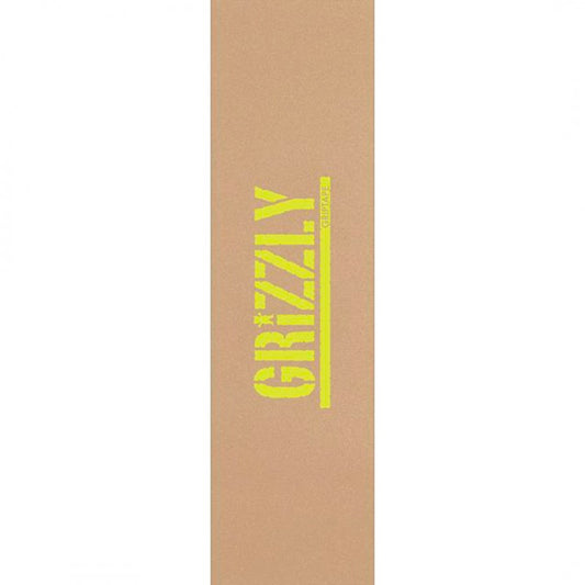 Grizzly Stamped Necessities Sand Griptape 9"