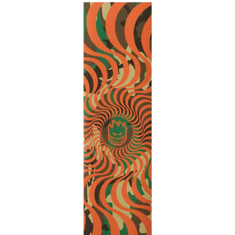 Spitfire Classic Swirl Orange Camo Griptape - 9.0"