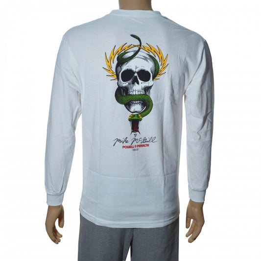 Longsleeve Powell Peralta Mike McGill Skull &amp; Snake White