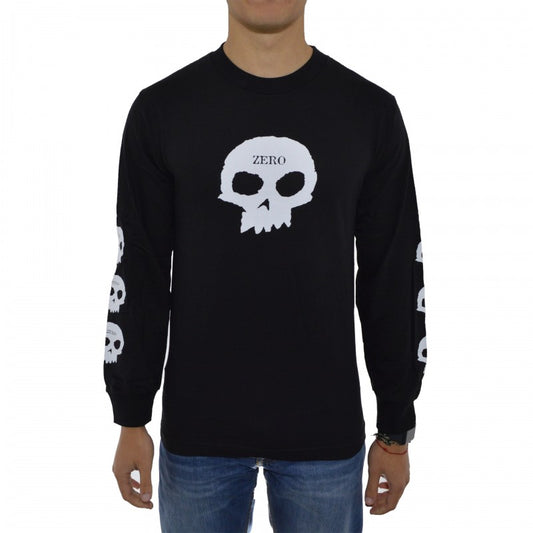 Longsleeve Zero Multi Skulls Black