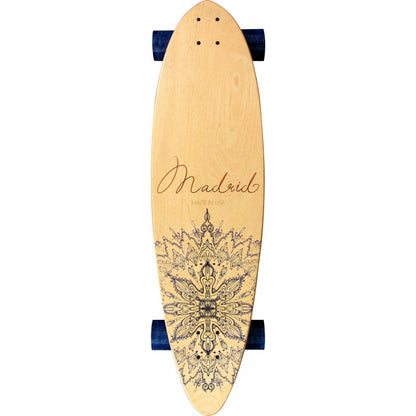 Madrid Blunt Mandala Pin Tail Complete Longboard 36"