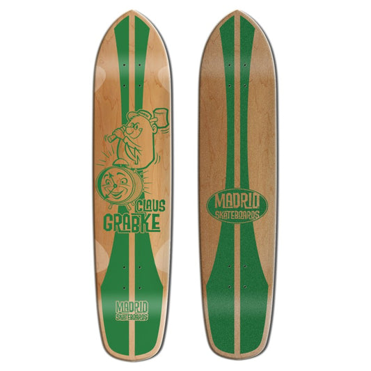 Madrid Claus Grabke Retro Cruiser Skateboard Deck 7.5"