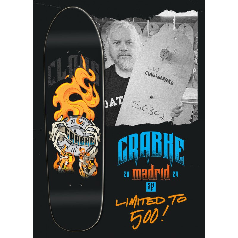 Tábua de Skate Madrid Claus Grabke Old School 8.625"