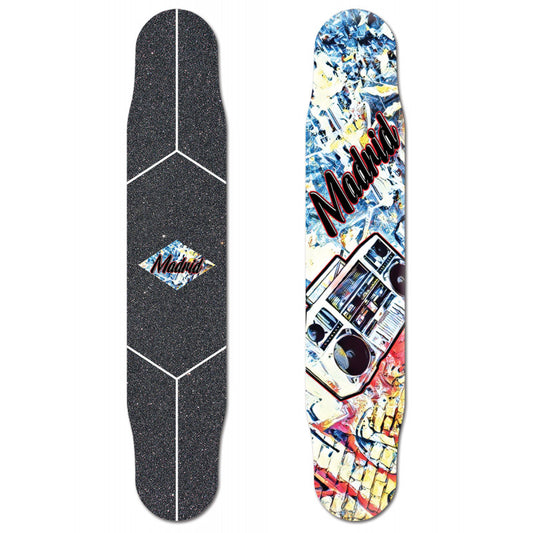 Madrid Fiberglass Pole Boombox Longboard Deck 46"