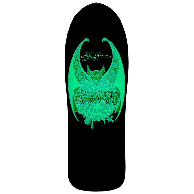 Madrid Beau Brown Glow in the Dark Series Skateboard Deck 10,25"