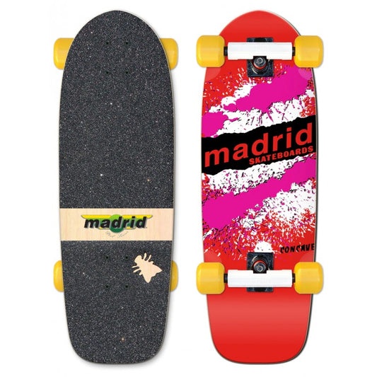 Madrid Marty Explosion Red Complete Skateboard 29.25"