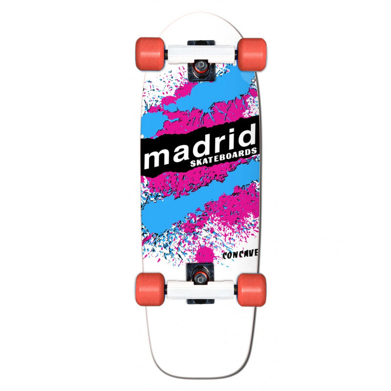 Madrid Marty Explosion White Old School Complete Skateboard 29