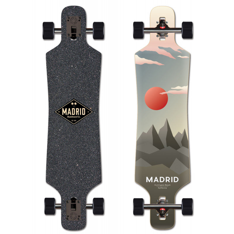 Madrid Spade Drop Trough Luna Complete Longboard 39"