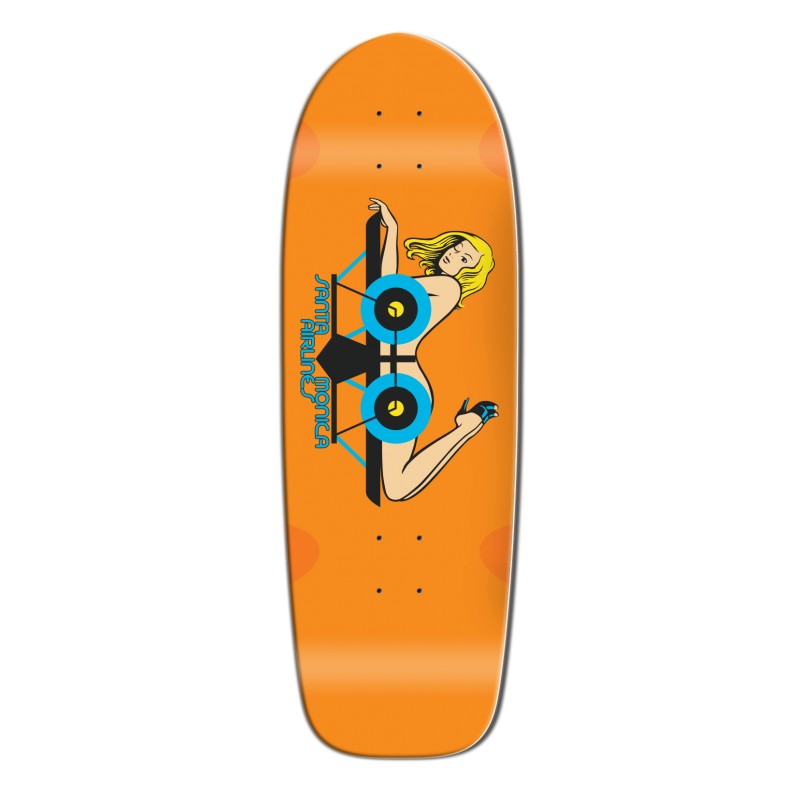 Madrid X SMA Girl on a Plane Skateboard Deck 9.5"