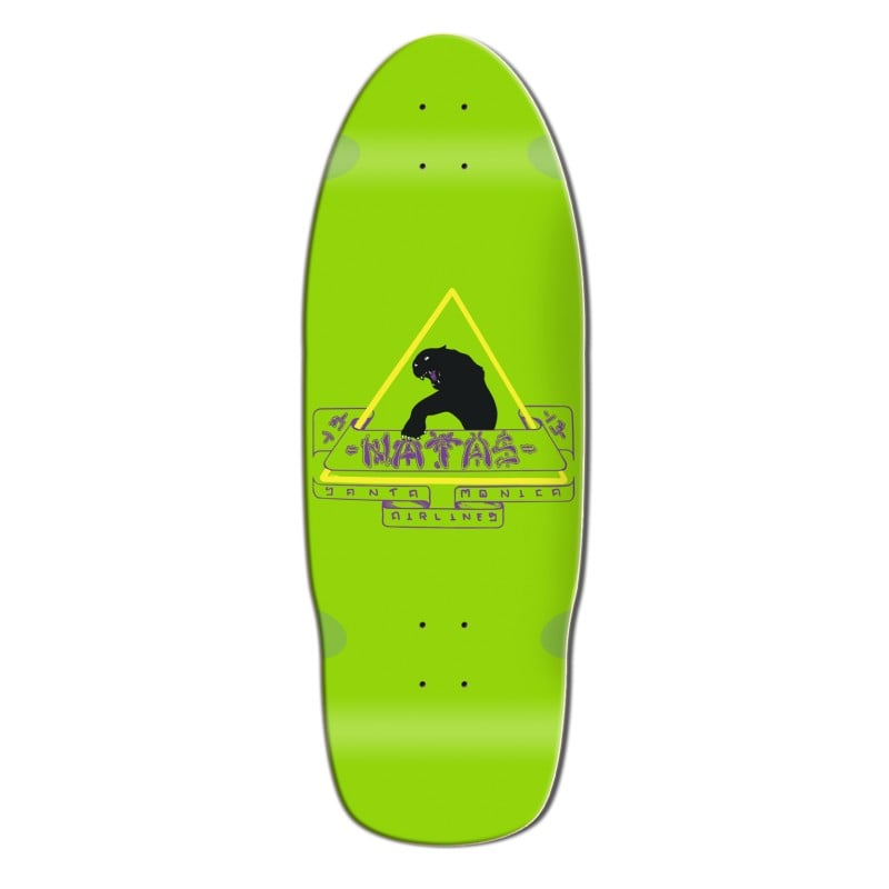 Madrid X SMA Natas Green Skateboard Deck 10"