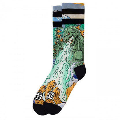 Meias American Socks Alien Kaiju King - Mid High